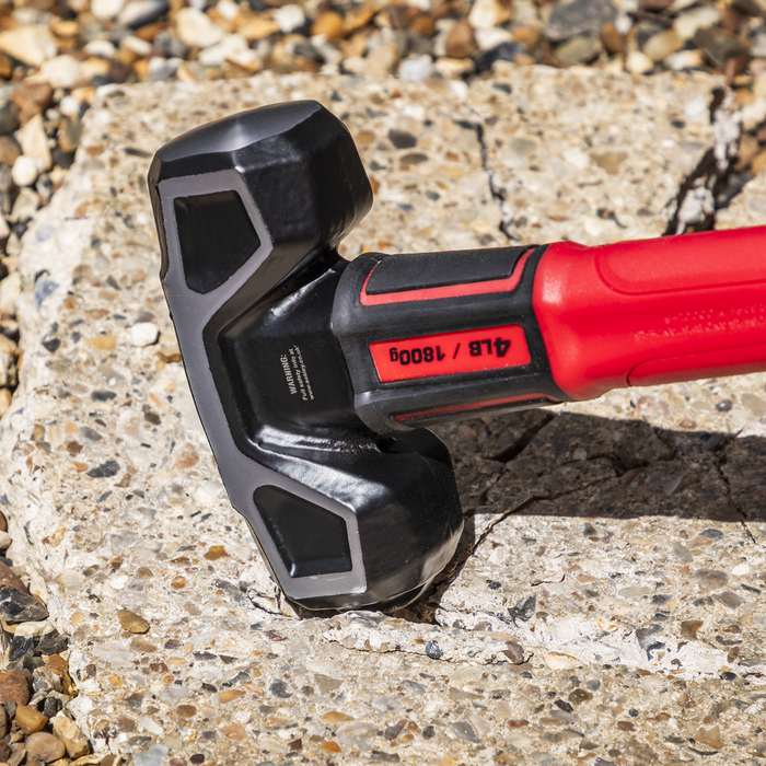 Premier Short Handle Sledge Hammer with Fibreglass Shaft 4lb | SLHG04