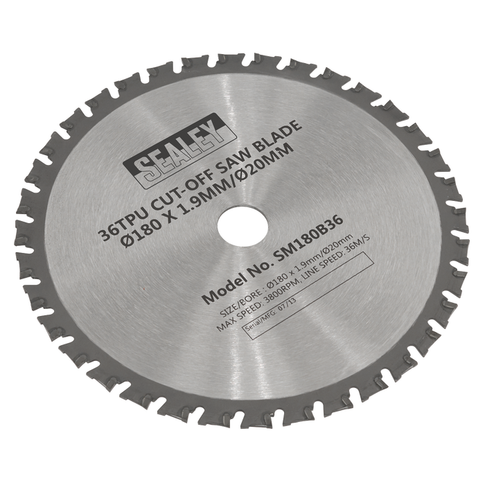 Cut-Off Saw Blade 180 x 1.9mm/20mm 36tpu | SM180B36