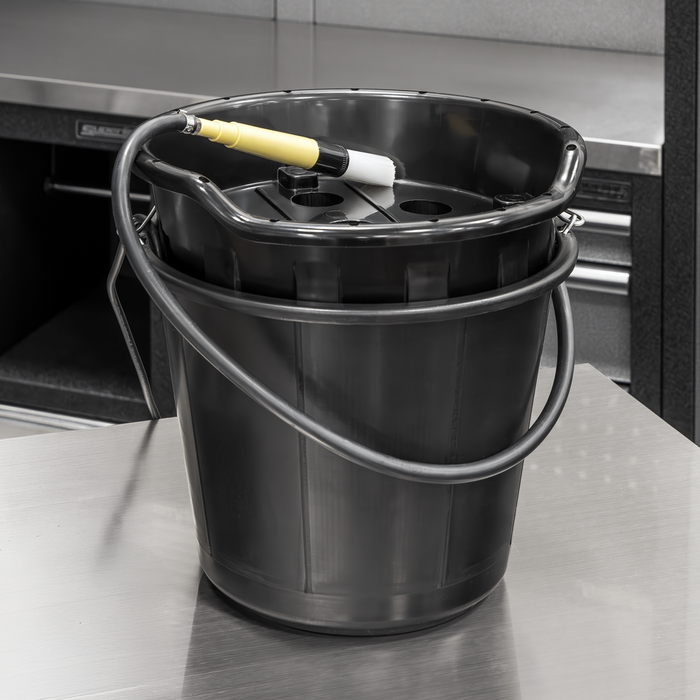 Portable Parts Washer Bucket with Brush 14L | SM220
