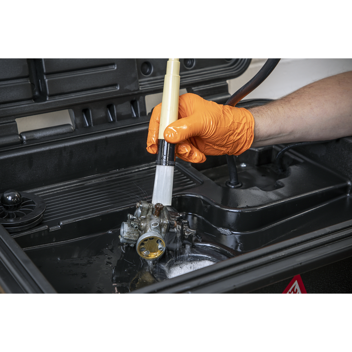 Mobile Parts Cleaning Tank with Brush 16L | SM222