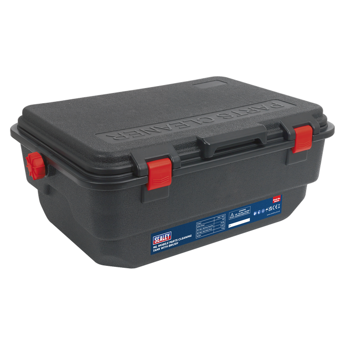 Mobile Parts Cleaning Tank with Brush 16L | SM222
