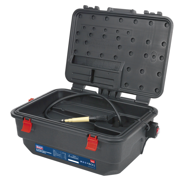 Mobile Parts Cleaning Tank with Brush 16L | SM222