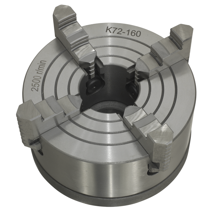 Independent Chuck with Back Plate 4-Jaw | SM27FJC