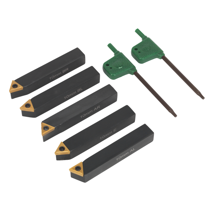 Indexable Lathe Turning Tool Set 10mm 5pc | SM3025CS1