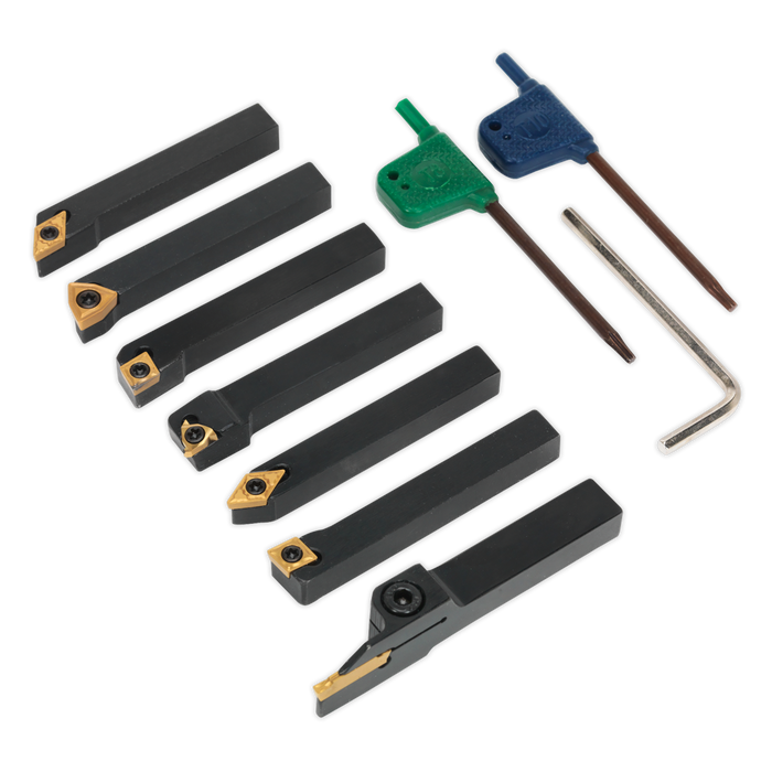 Indexable Lathe Turning Tool Set 10mm 7pc | SM3025CS6