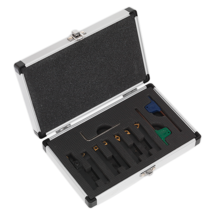 Indexable Lathe Turning Tool Set 10mm 7pc | SM3025CS6
