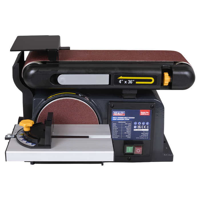 915 x 100mm Belt/150mm Disc Sander 370W/230V | SM914