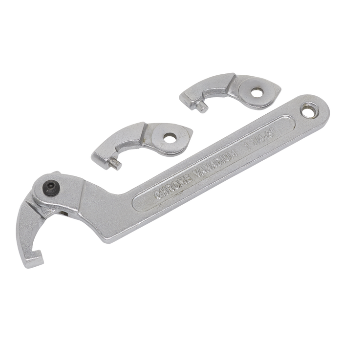 Adjustable C-Spanner Hook & Pin Wrench Set 32-76mm 4pc | SMC2M