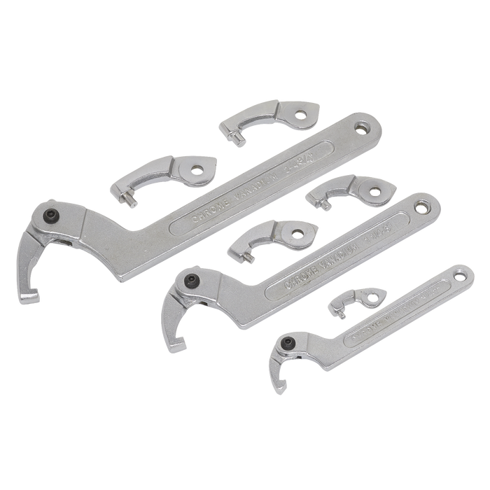 Adjustable C-Spanner Hook & Pin Wrench Set 11pc | SMC2