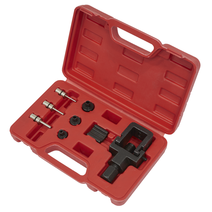 Heavy-Duty Motorcycle Chain Splitter & Riveting Tool Set | SMC4