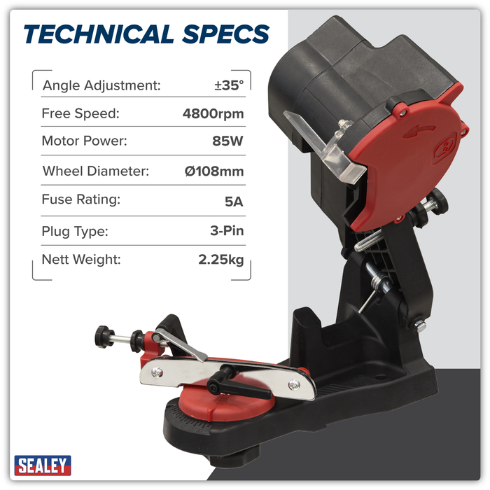Bench Mounting Chainsaw Sharpener 85W | SMS2002C