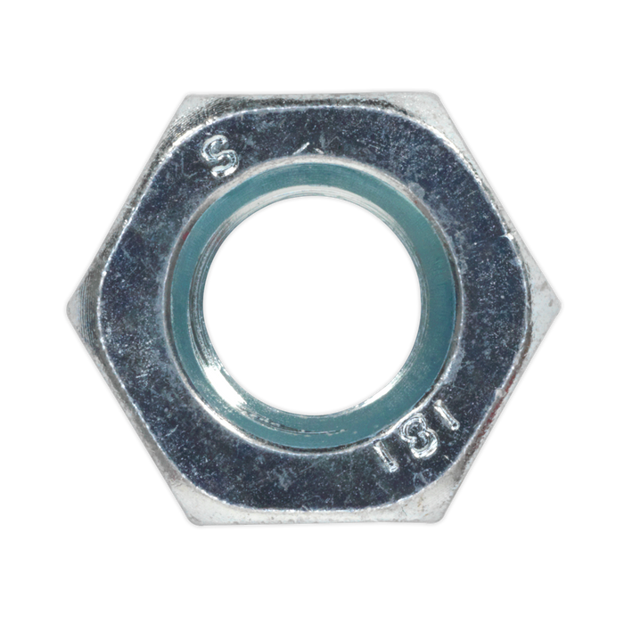 Zinc Plated Steel Nut M10, DIN 934 - Pack of 100 | SN10
