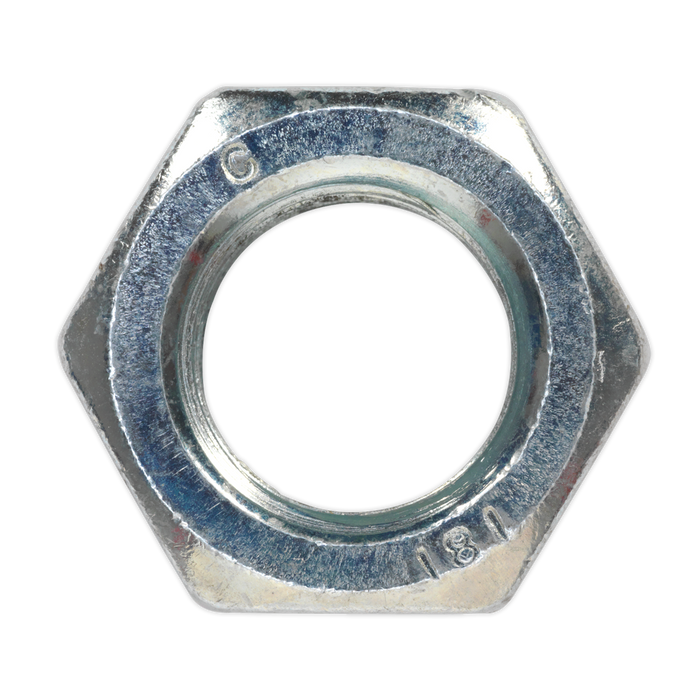 Zinc Plated Steel Nut M20, DIN 934 - Pack of 10 | SN20