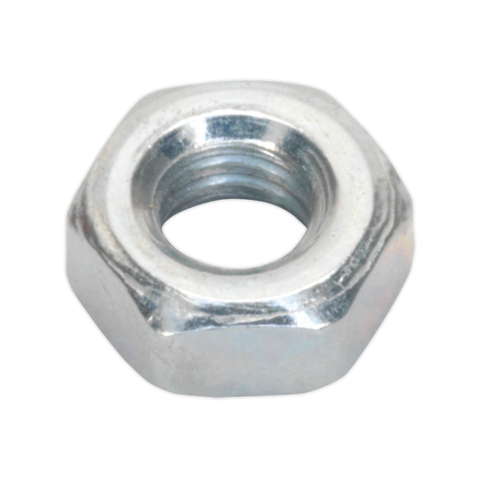 Zinc Plated Steel Nut M4, DIN 934 - Pack of 100 | SN4
