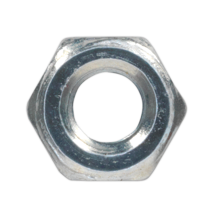 Zinc Plated Steel Nut M4, DIN 934 - Pack of 100 | SN4