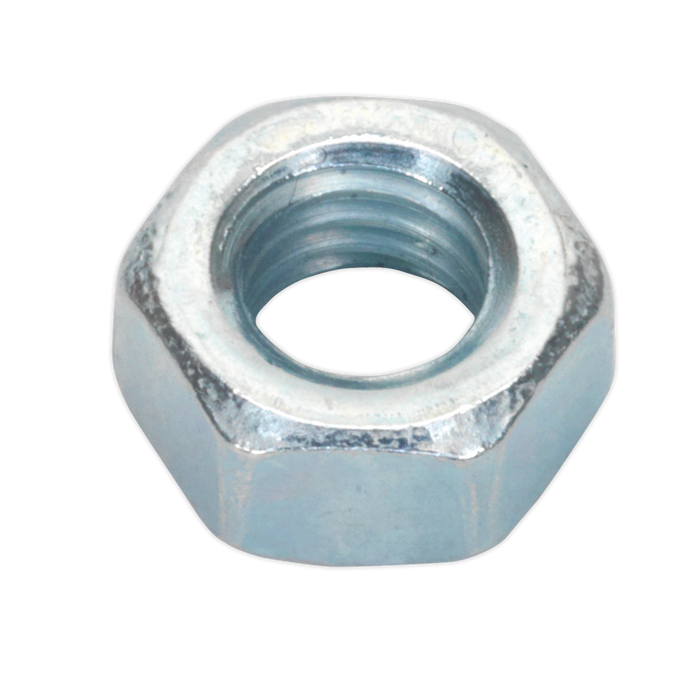 Zinc Plated Steel Nut M5, DIN 934 - Pack of 100 | SN5