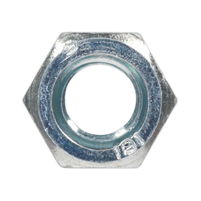 Zinc Plated Steel Nut M8, DIN 934 - Pack of 100 | SN8