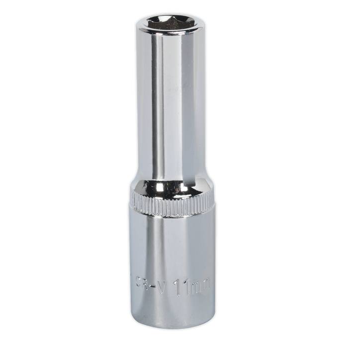 Premier Fully Polished Deep Socket 1/2"Sq Drive 11mm | SP1211D