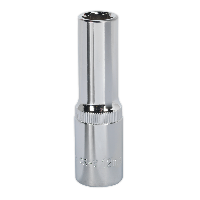 Premier Fully Polished Deep Socket 1/2"Sq Drive 12mm | SP1212D