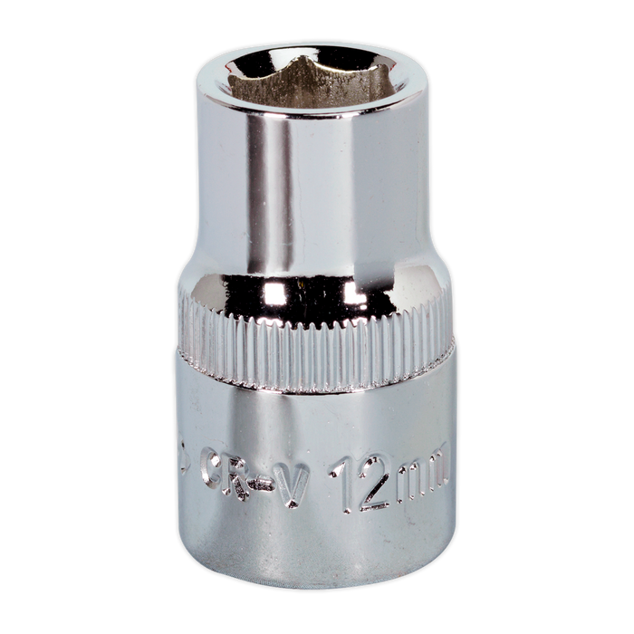 Premier Fully Polished Socket 1/2"Sq Drive 12mm | SP1212