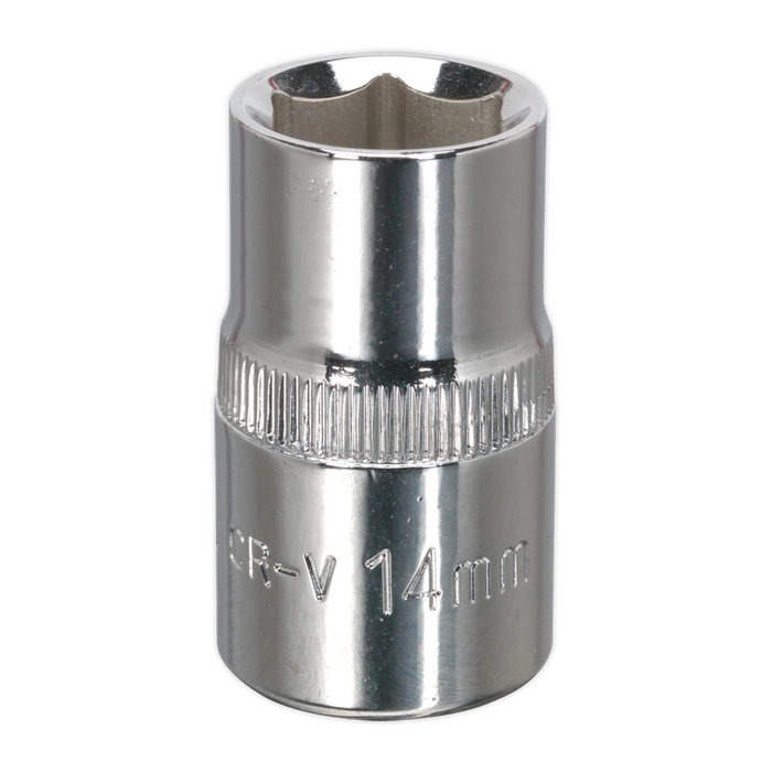 Premier Fully Polished Socket 1/2"Sq Drive 14mm | SP1214