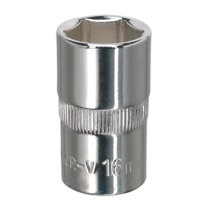 Premier Fully Polished Socket 1/2"Sq Drive 16mm | SP1216