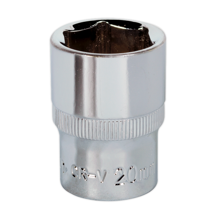 Premier Fully Polished Socket 1/2"Sq Drive 20mm | SP1220