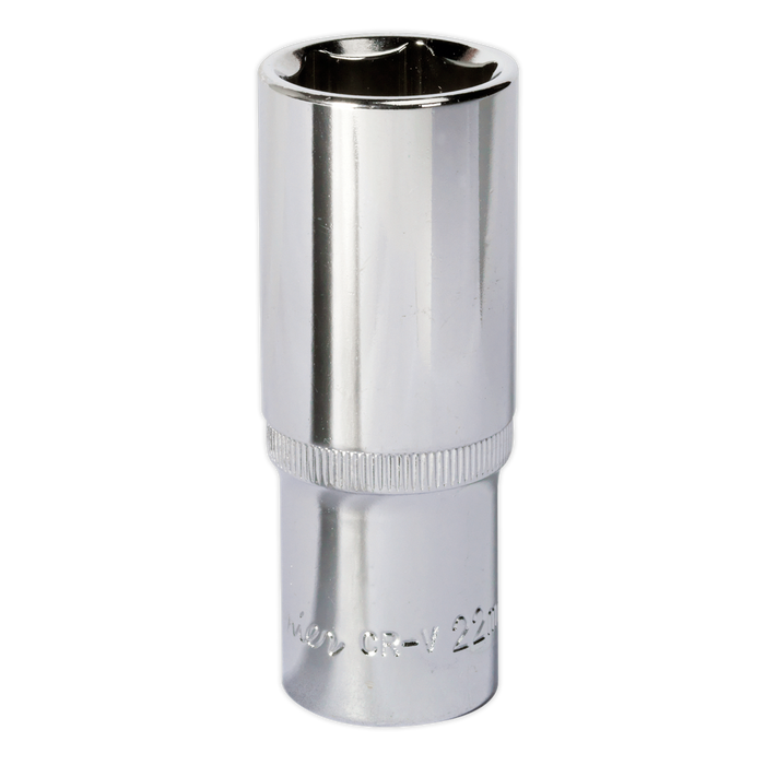 Premier Fully Polished Deep Socket 1/2"Sq Drive 22mm | SP1222D