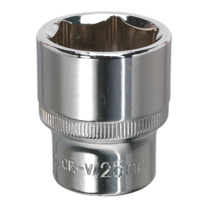 Premier Fully Polished Socket 1/2"Sq Drive 25mm | SP1225
