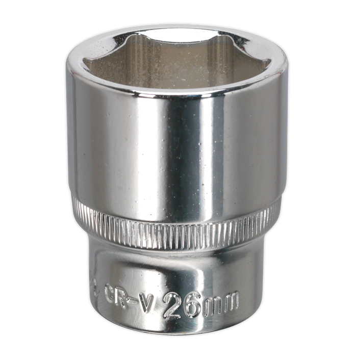 Premier Fully Polished Socket 1/2"Sq Drive 26mm | SP1226