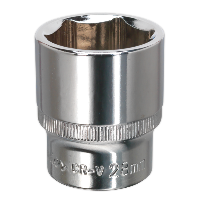 Premier Fully Polished Socket 1/2"Sq Drive 28mm | SP1228