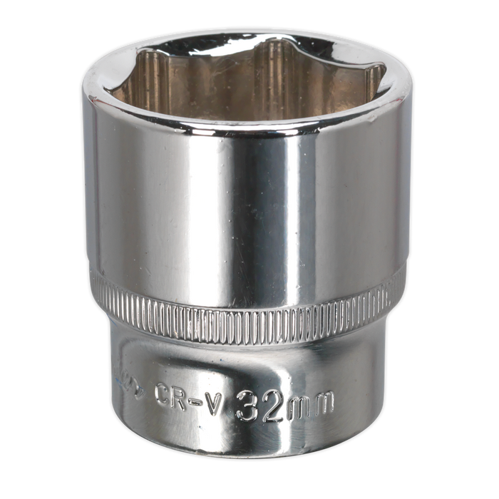 Premier Fully Polished Socket 1/2"Sq Drive 32mm | SP1232