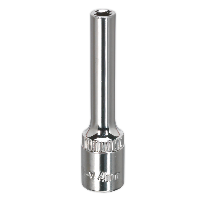 Premier Fully Polished Deep Socket 1/4"Sq Drive 4mm | SP1404D