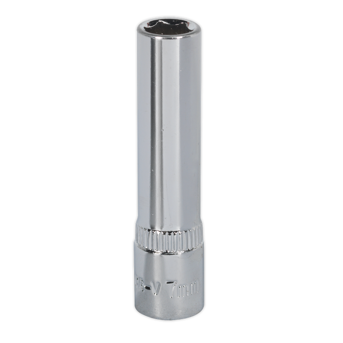 Premier Fully Polished Deep Socket 1/4"Sq Drive 7mm | SP1407D