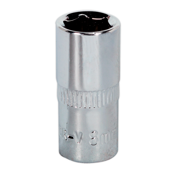Premier Fully Polished Socket 1/4"Sq Drive 8mm | SP1408