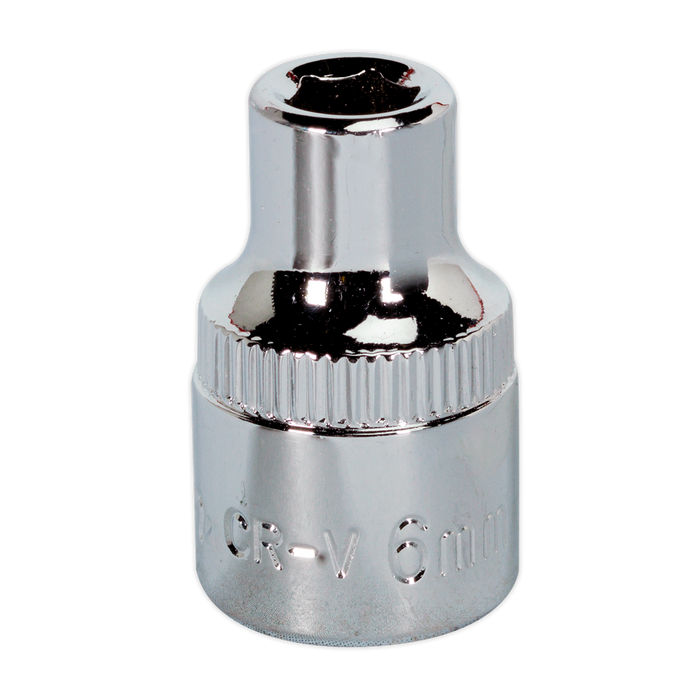 Premier Fully Polished Socket 3/8"Sq Drive 6mm | SP3806