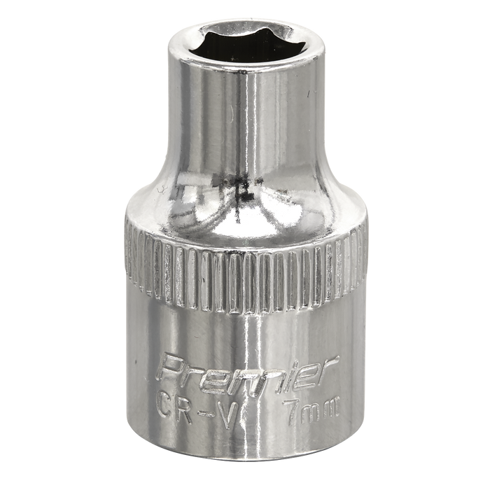 Premier Fully Polished Socket 3/8"Sq Drive 7mm | SP3807