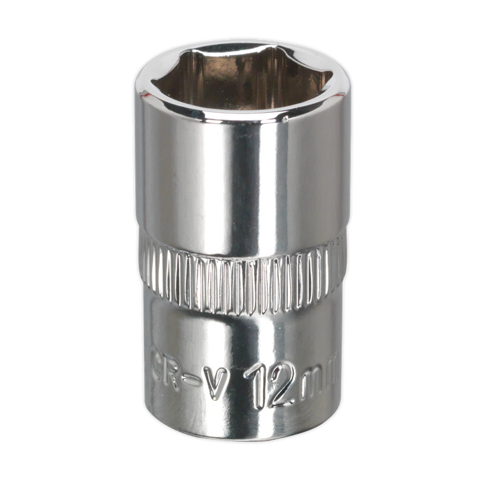 Premier Fully Polished Socket 3/8"Sq Drive 12mm | SP3812
