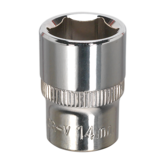 Premier Fully Polished Socket 3/8"Sq Drive 14mm | SP3814