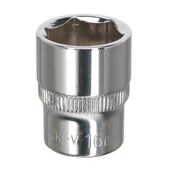 Premier Fully Polished Socket 3/8"Sq Drive 16mm | SP3816