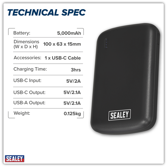 Portable Power Bank 10W 5000mAh | SPB103