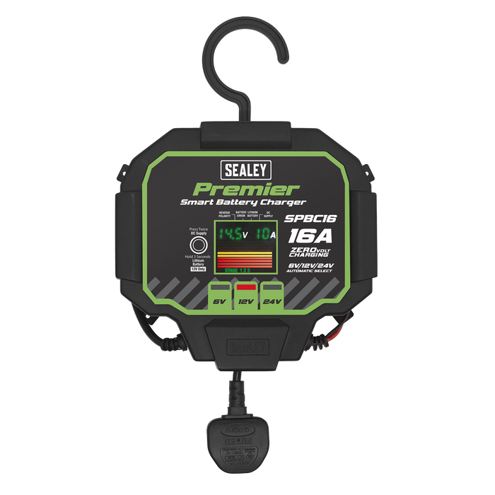 Premier Fully Automatic Battery Charger & Maintainer 16A | SPBC16