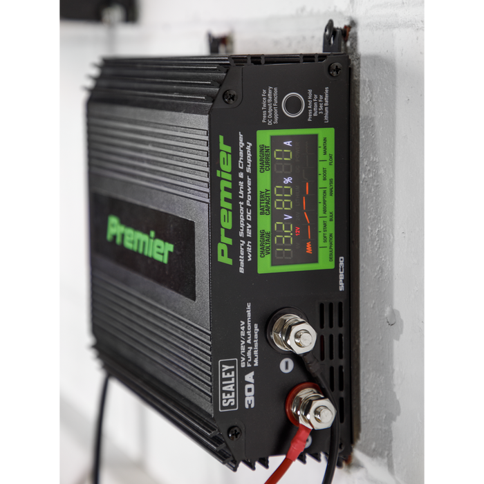 Premier Battery Support Unit Charger & Maintainer 30A | SPBC30