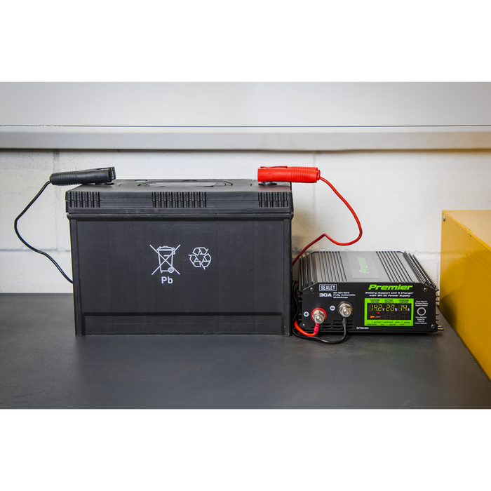 Premier Battery Support Unit Charger & Maintainer 30A | SPBC30
