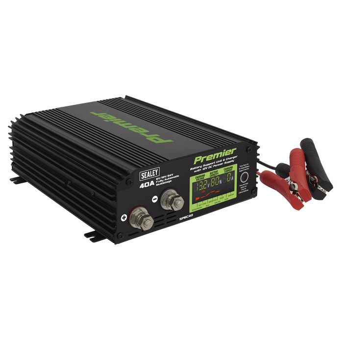Premier Battery Support Unit Charger & Maintainer 40A | SPBC40