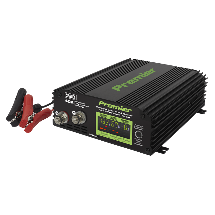 Premier Battery Support Unit Charger & Maintainer 40A | SPBC40
