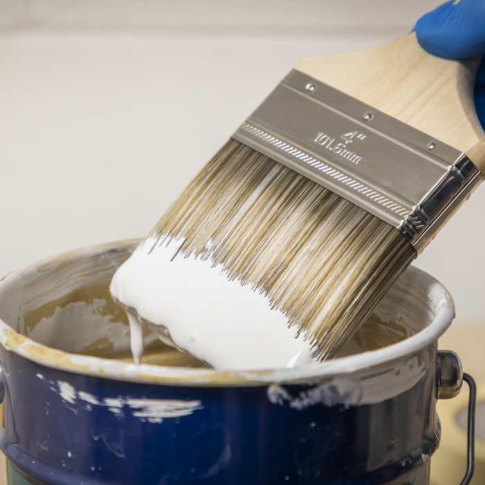 Wooden Handle Paint Brush 100mm | SPBS100W