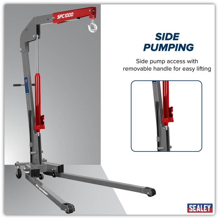 Folding Engine Crane 1 Tonne | SPC1000
