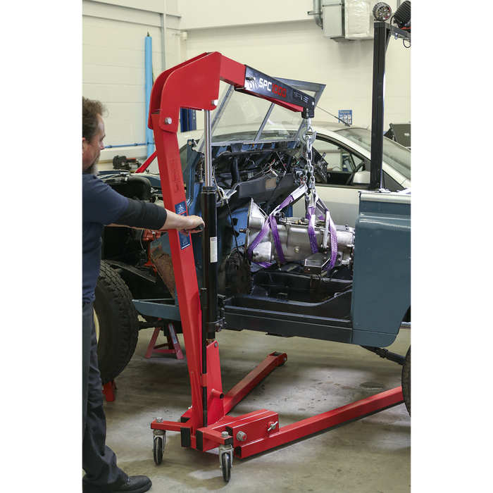 Folding Engine Crane 1 Tonne | SPC1000