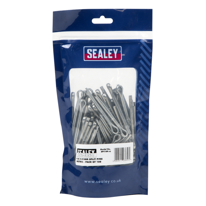 Split Pin 4.8 x 51mm - Pack of 100 | SPI109